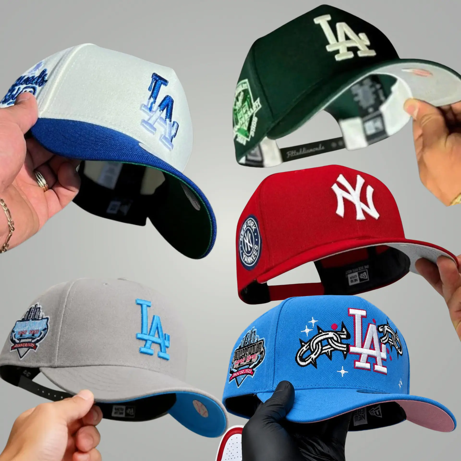 New Era MLB Baseball Snapback Cap for Men Women – Seattle Mariners, LA Dodgers, NY Yankees, Chicago White Sox, Cardinals, Nationals, Pirates, Braves, Guardians – Adjustable Flat Brim Hat, Classic MLB Fan Gear, Urban Streetwear, Gorra Unisex