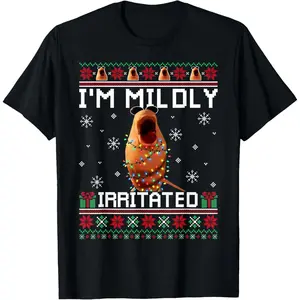 I'm Mildly Irritated Marcus The Worm Christmas Funny Meme T-Shirt