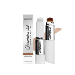 zephoco Dark Skin Concealer Color-Changing Foundation Stick Light, Moisturizing, Brightening, Matte And Clear Foundation Stick