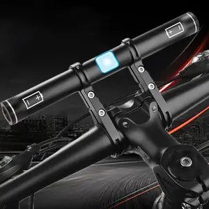 USB Rechargeable Handlebar Extender,7.8in Handlebar Extension and a Built-in 4000mAh Bike Phone Charger, for Holding Bicycle Speedometer, GPS, Phone Mount Holder and Bike Light e bikes all the bikeaccessories bike safety bikelights bicycle Fathersdaygift