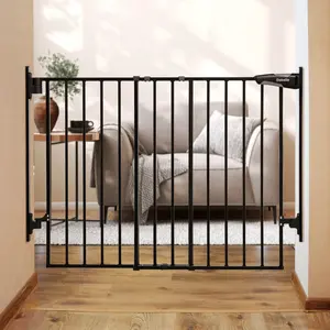 Boundless D8 | No Bottom Bar Baby Gate for Stairs