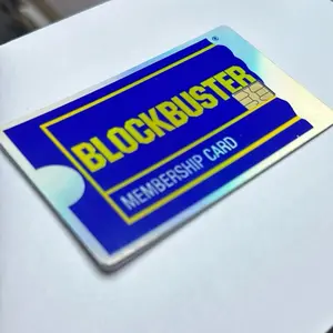 Blockbuster Holographic Credit Card Debit Card Cover Vinyl Skin Sticker Trending Pop Culture