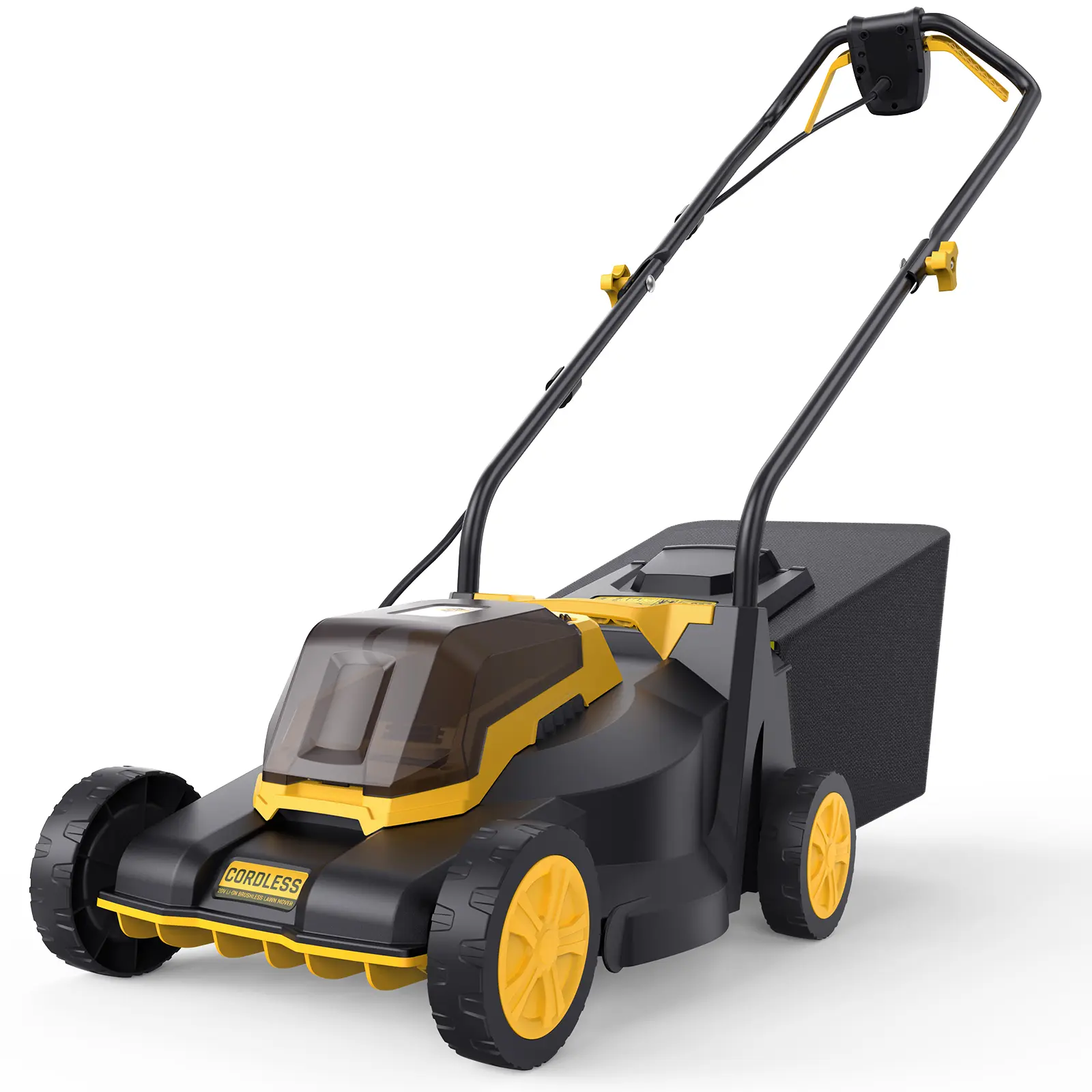 #sohochic DOVAMAN 20V 14″ Brushless Lawn Mower, (No Battery), Compatible with 20V MAX Battery for DEWALT, Electric Lawn Mower, Up to 3800 RPM Brushless Motor, 3-Height Adjustment, Ideal for Small Spaces,#Summervibes, 14-Inch Cutting Width, 19.8 Lbs,