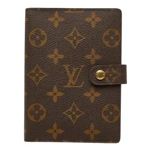 Pre-owned Louis Vuitton Canvas Small Leather Goods Monogram Agenda Cover