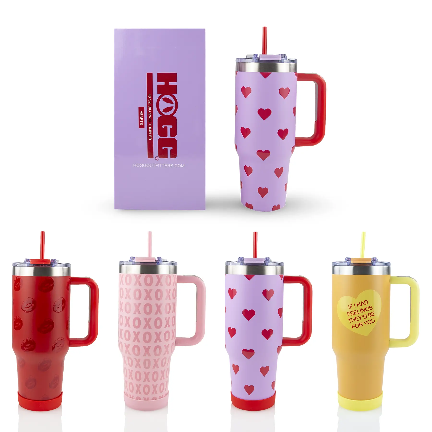 40oz Powder Coated Big Swig Tumbler