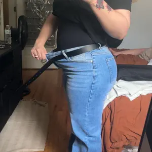 KATCH ME Women's Versatile High Waist Denim Stretch Wide Leg Jeans, Simple Style Multi-Pocket Denim Trousers for Women, Classic Women's Pants, Soft Daily Wear