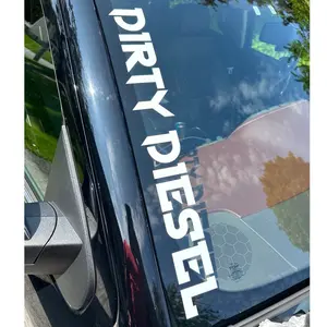 Dirty Diesel Rolling Windshield Decal - Perfect for Any Vehicle