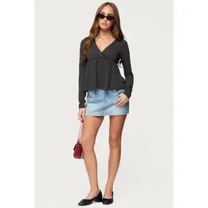 Kenzie Long Sleeve Babydoll Top