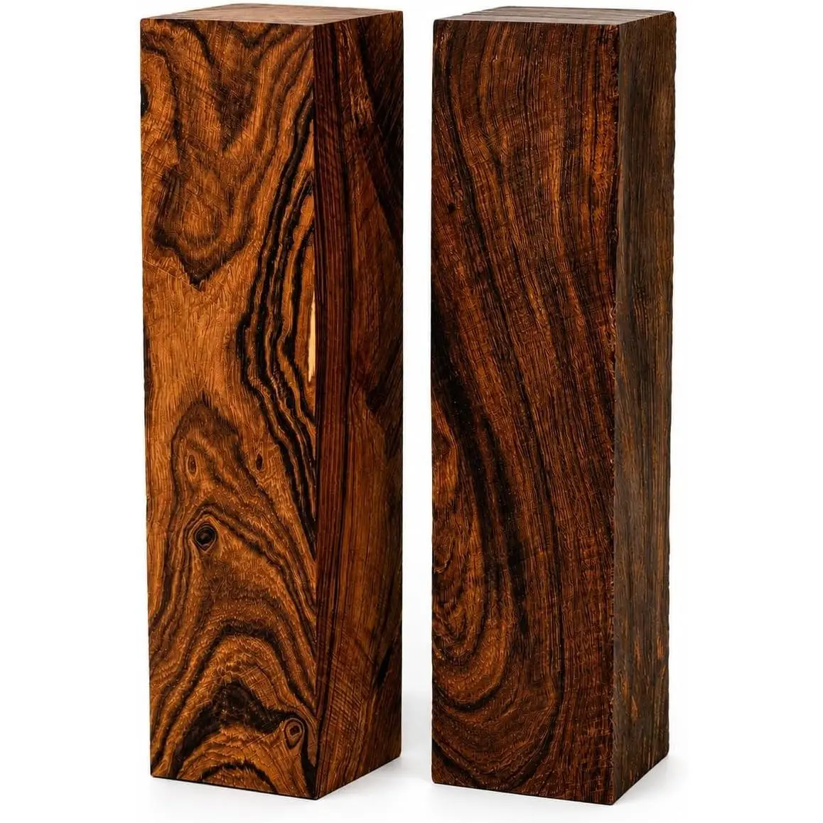 Hardwood Ironwood Blanks, Exotic Wood – Woodchucks Wood – Hardwood Lumber – Natural Wood for DIY Crafts – Ironwood Lumber Turning Blanks – Size 8 x 2 x 2 inches – Pack of 2
