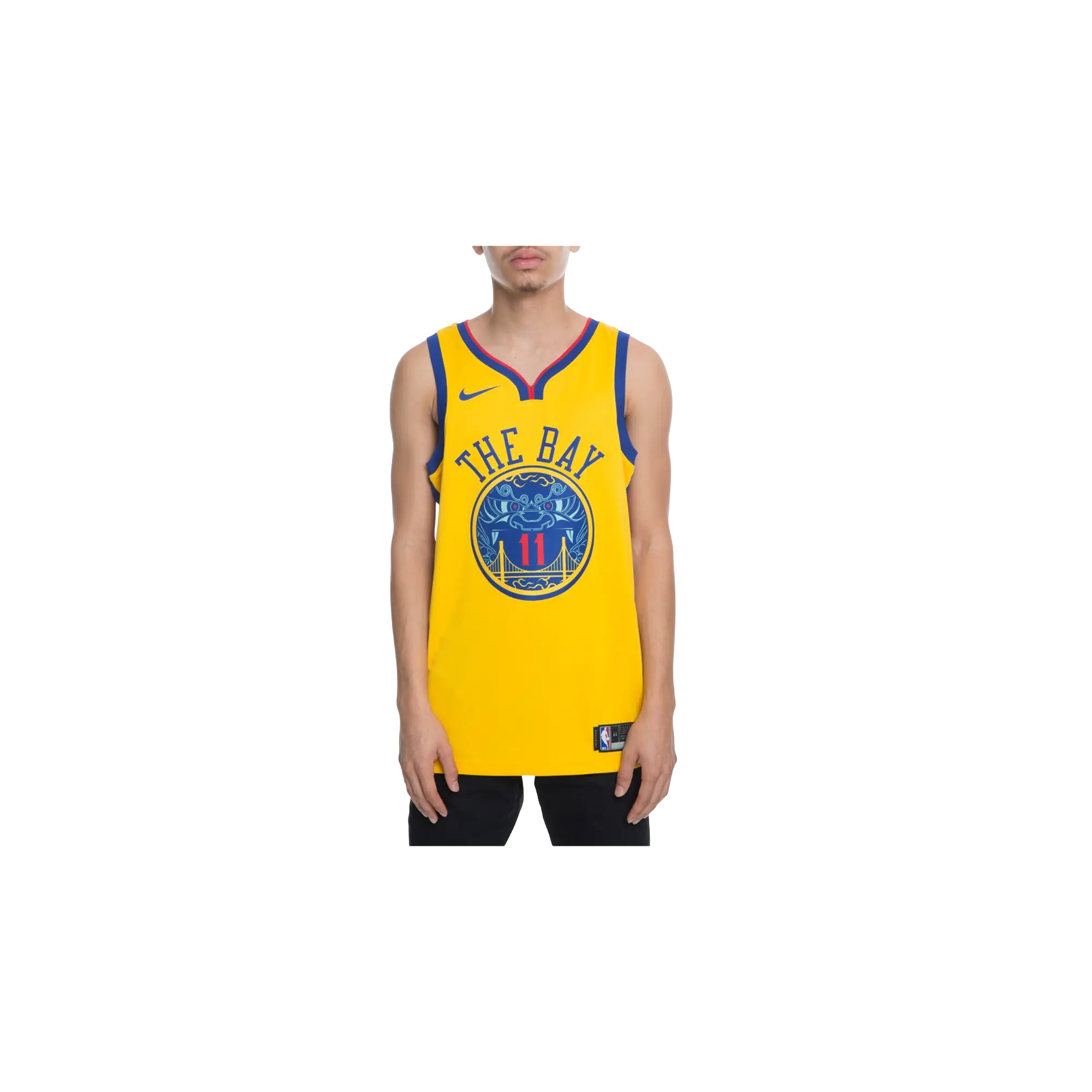 NBA Golden State Warriors Basketball City Edition Swingman Jersey GS "Klay Thompson - Yellow" 9Z2B7BY1P THOMPSON