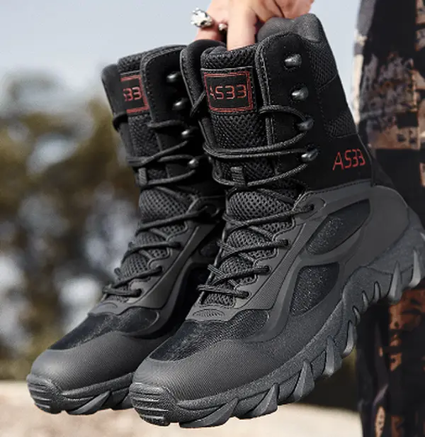 Men's Comfortable Wear-resistant Steel Toe Safety Shoes