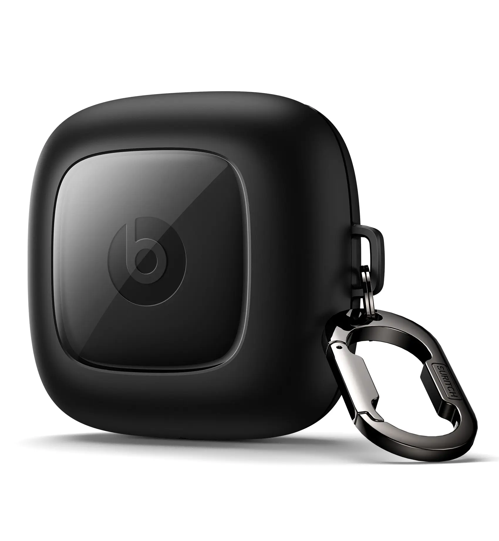 SURITCH for Powerbeats Pro Case Cover, Shockproof Magnetic Cases for Beats Powerbeats Pro Wireless Earbuds, Protective Cover with Magnetic Lid Lock & Carabiner, Full-Body Drop Protection[ONLY CASE, NO INCLUDE BUDS]