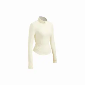 Cider Stand Collar Solid Long Sleeve Active Jacket Dealsforyou