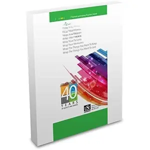 USI  Thermal (Hot) Laminating Pouches/Sheets, Legal Size, 3 Mil Thick, 9 x 14.5 Inches, Clear Gloss, 100-Pack