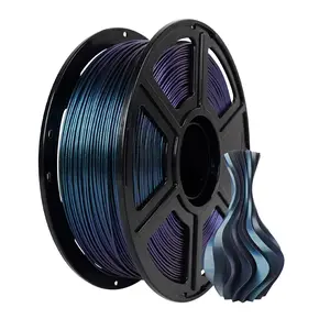 Flashforge  Burnt Titanium  PLA Filament 1.75mm +/- 0.02mm , Color Changeable 3D Printer Filament 1kg (2.2lbs), Chameleon Changing Colors with Light, Perfectly Hide The Layer Line