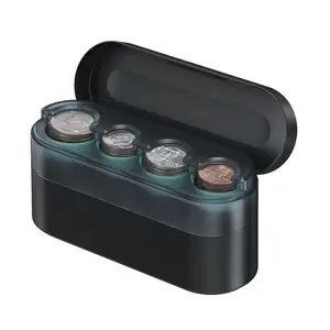 HALOBLK Larger-Capacity Coin Holder for Car, High Capacity, Car Accessories Change Holder for Daily Life, Sort Penny, Quarter, Dime, Nickels.Coin Change Organizer