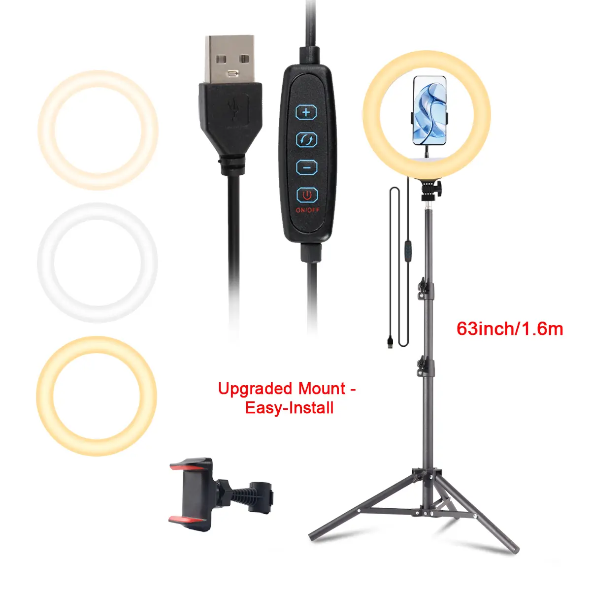 10 inch Ring Light with 1.6m tripod