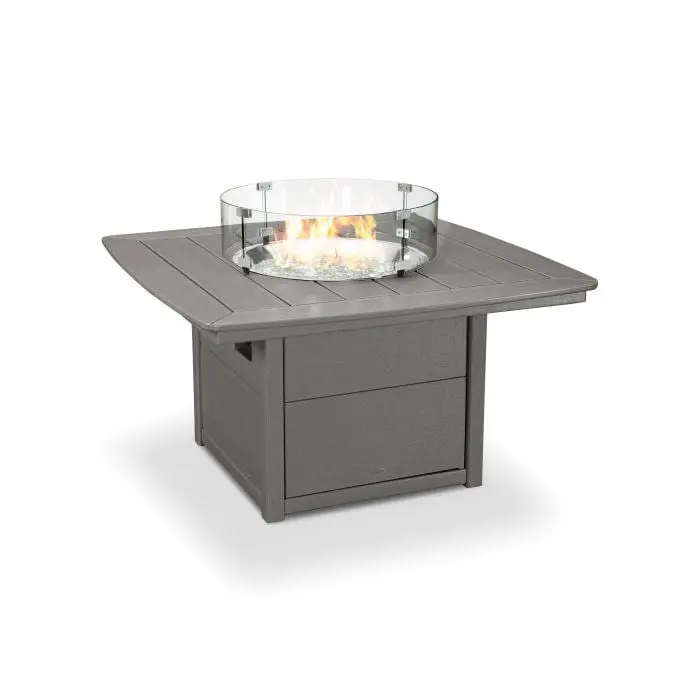 POLYWOOD Square 42" Fire Pit Table POLYWOOD Square 42" Fire Pit Table