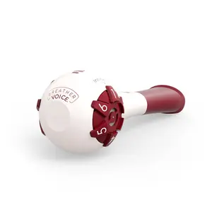 Breather Voice - Handheld Vocal Muscle Trainer for Singers Speakers & Podcasters with Adjustable Resistance Levels & Guided Mobile App for Personalized Training