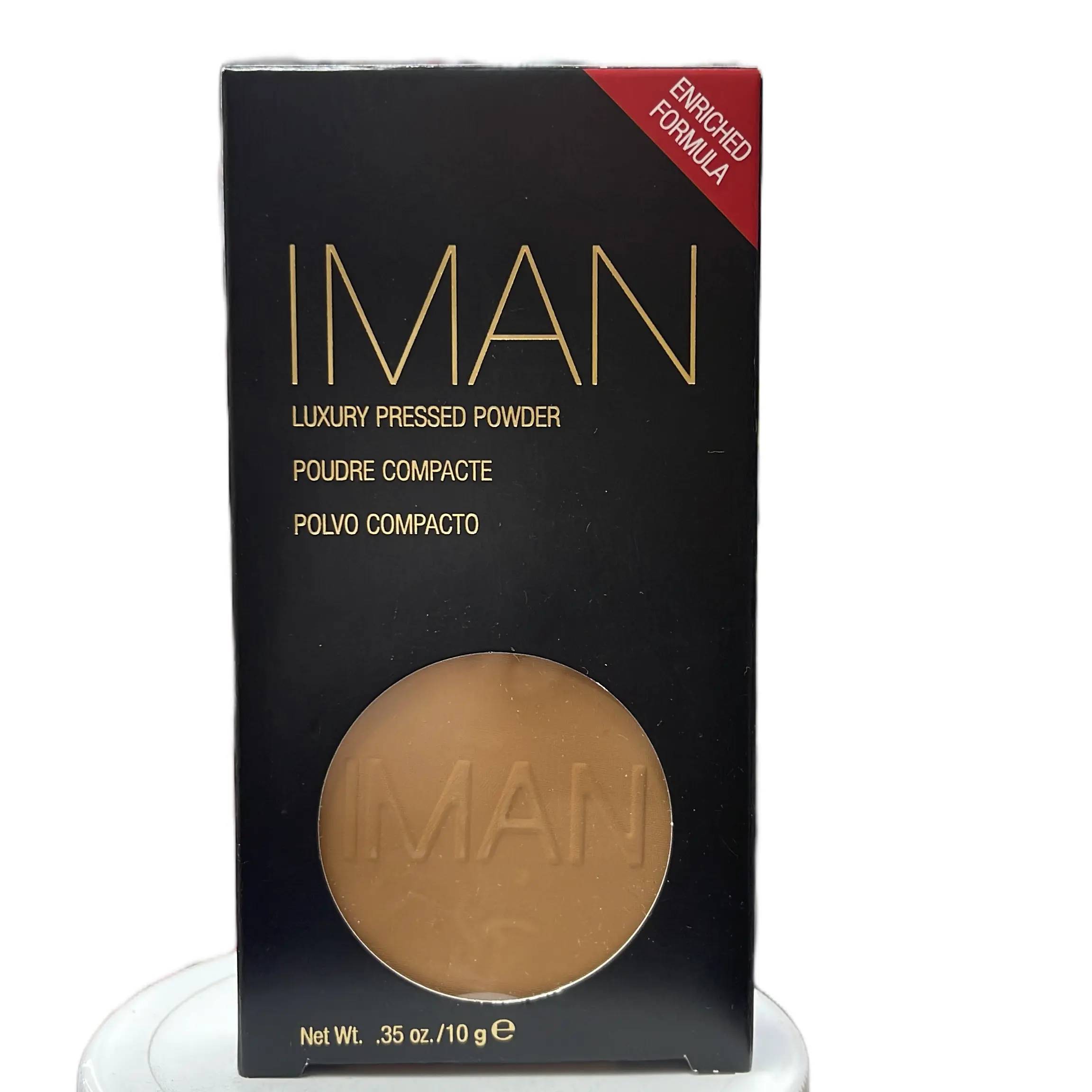 Iman Luxury Pressed Powder CLAY MEDIUM DARK
