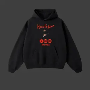 Hooligan Graphic Hoodie, Hooligan Jin Tee, Dark Streetwear Shirt, Wash T-shirt Unisex Cotton, Kpop Inspired Rebel Aesthetic
