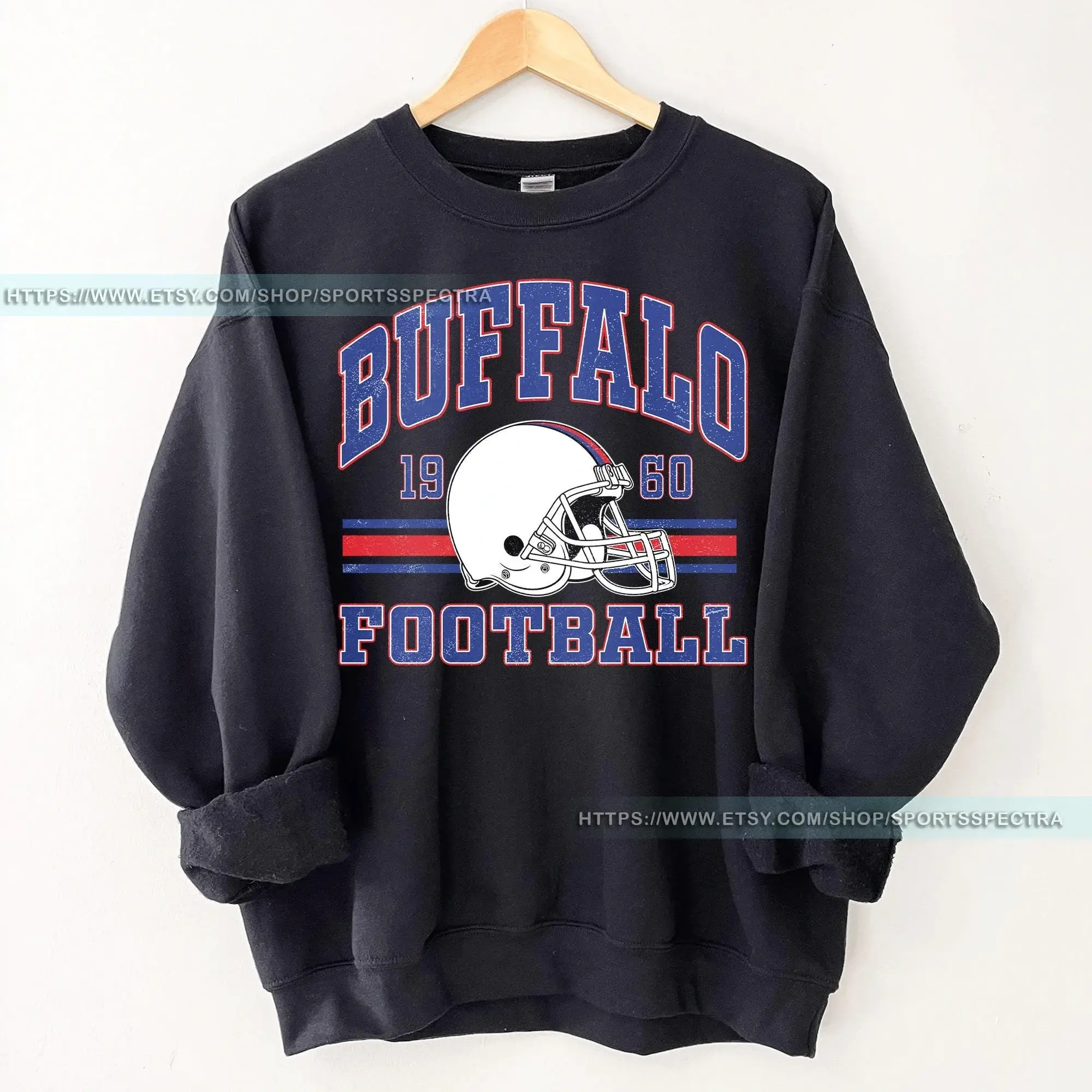 Buffalo Football Vintage Sweatshirt T-Shirt,Crewneck Sweatshirt,Buffalo New York, Fan Gift,men's clothing clothes merch, Gift For Women,Sunday Football FAG15