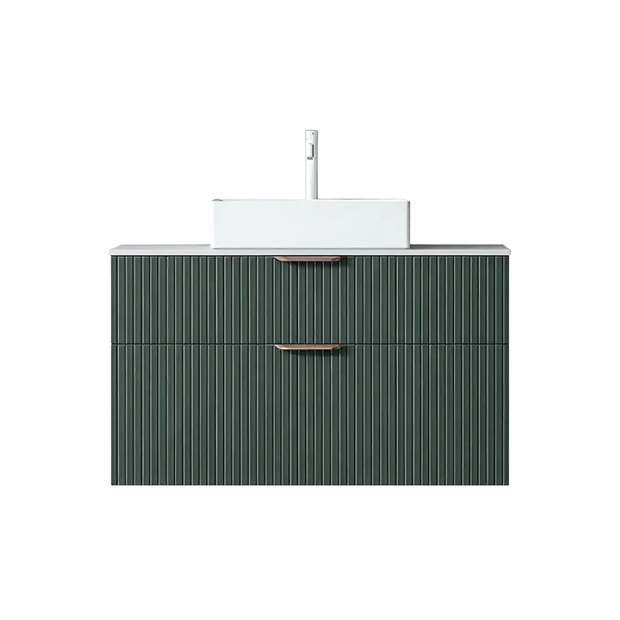 Gabriel - 36" Country Green Floating Bathroom Vanity