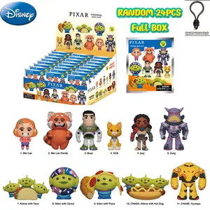 1PC Disney 3D Figurine Toy Story Keychain Blind Bag Series 38 Featuring Buzz Lightyear Alien MeiLee Panda SOX Cyclops Zurg and More Random one Collectible Keychains Cute and Fun Accessories Perfect for Backpacks Bags