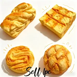 Giant Bread Squishy - Slow Rising Squishy with Handmade Bread Scent, Stress Relief Fidget Toy, Party Favor Gift, Stocking Stuffer