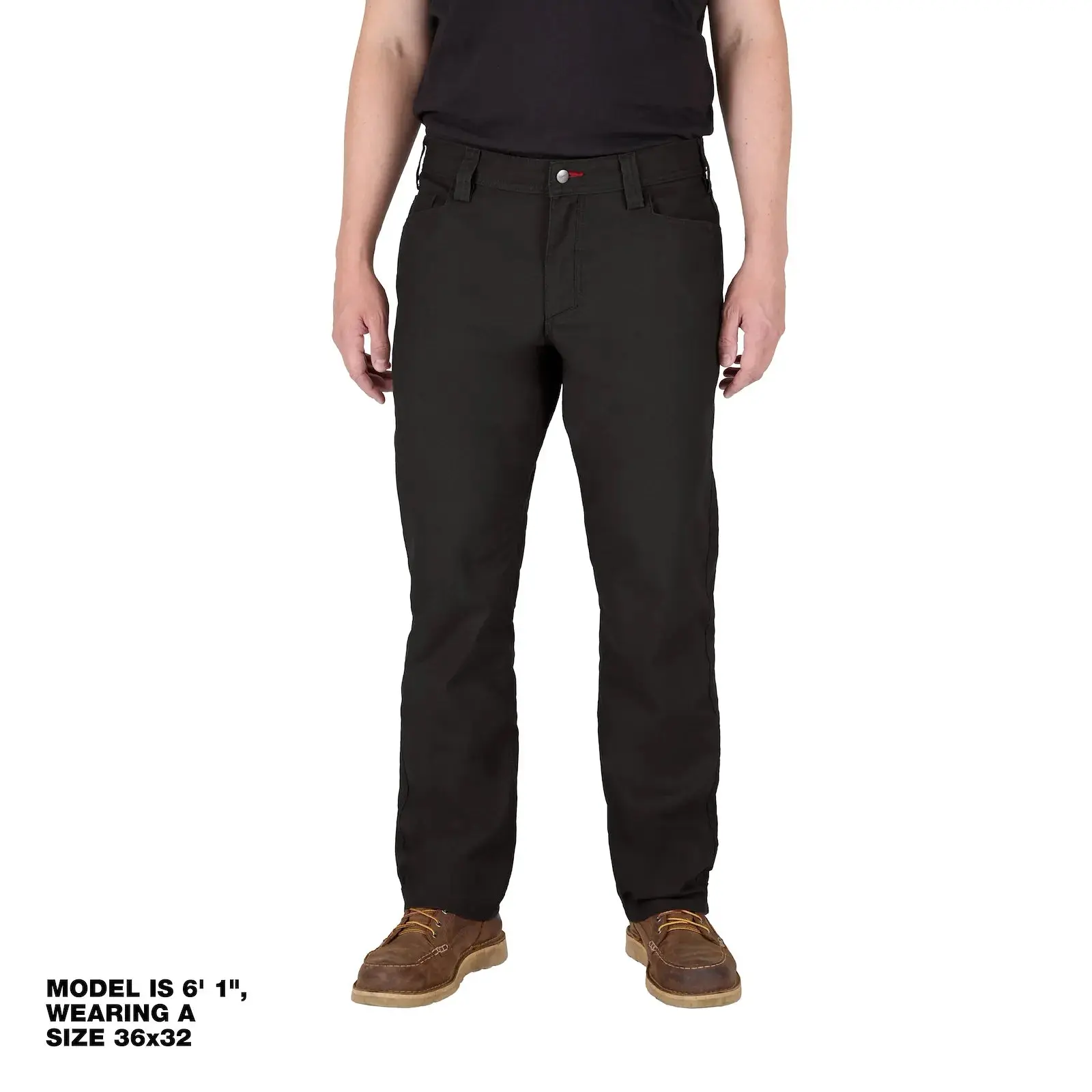 Milwaukee Men's M650 Tear-Resistant Stretch Work Pants with 7 Pockets, Crotch Gusset, and Wide Belt Loops, Menswear, Fabric