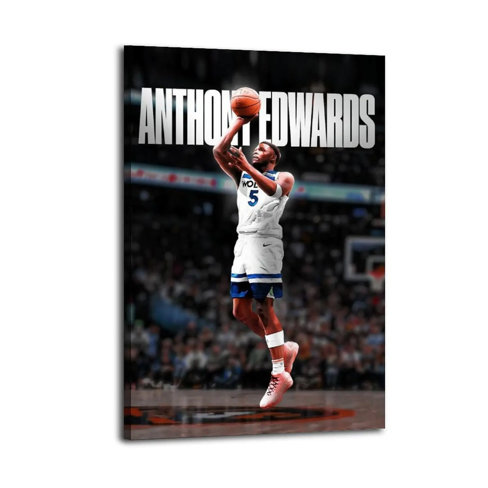 Anthony Edwards Artistic wall decor HomeDecor WallArt LivingRoom Canvas for Bedroom Decor Canvas Posters Office Bathroom Painting Picture Print Modern Family