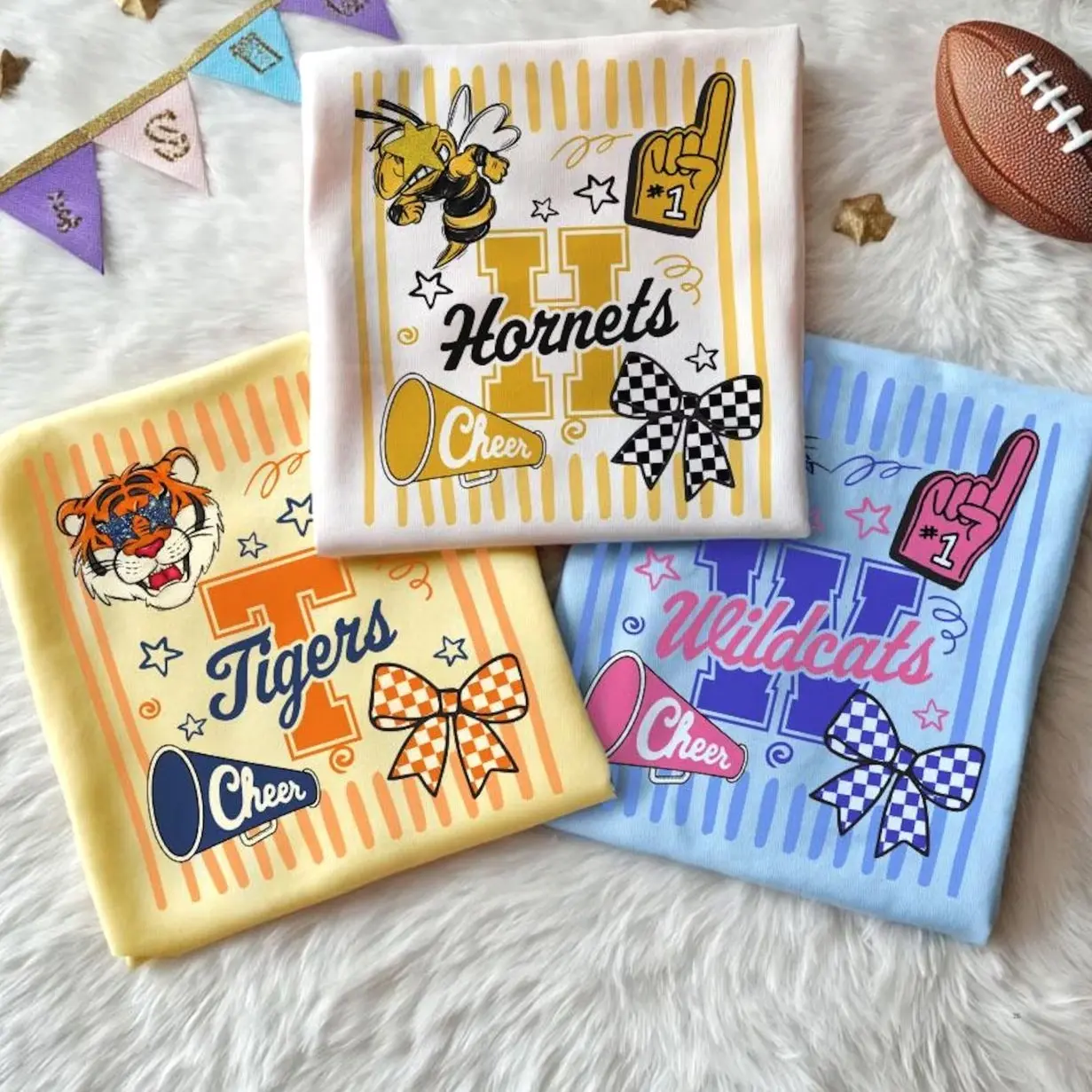 Custom School Mascot Game Day Shirt, Coquette Cheer Bow Tee, Personalized Team Spirit Shirt, Football Mom Shirt, Home comming shirt