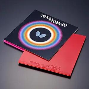 Butterfly Tenergy 05 Table Tennis Rubber | 1.7, 1.9, or 2.1 mm | Red or Black | 1 Sheet | Professional Table Tennis Rubber