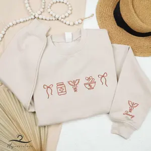 Embroidered Pharmacy Icon Sweatshirt,, Pharmacist Shirt, Pharmacy Techs Shirt, Pharmacy Student Shirt, Pharmacy College