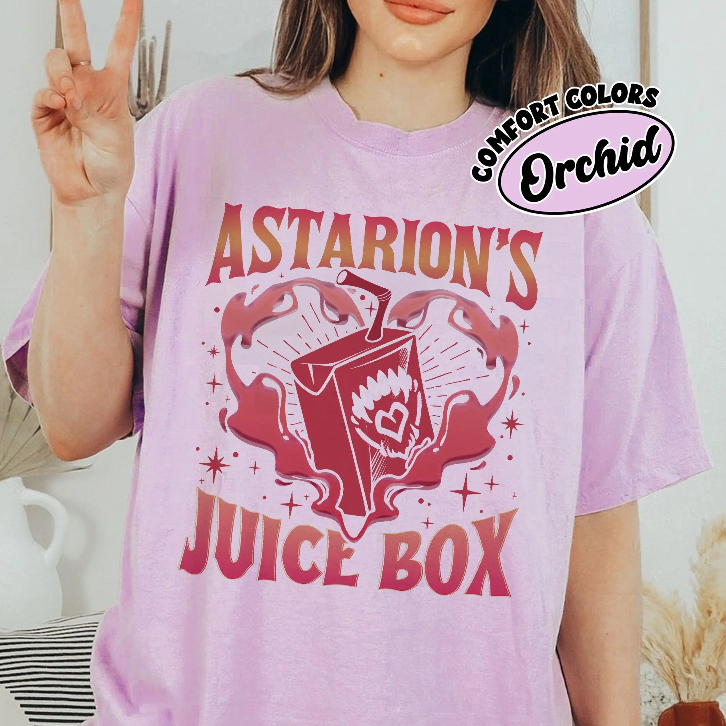 Funny Astarion Game FanShirt, Astarion BG3 Shirts, Astarion’s Juice Box BG3 T Shirt, High Elf Gaming Apparel, Dark Humor Tee