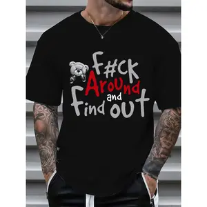 Women's Sarcastic Funny Teddy Bear T-Shirt - For Those Who Learned the Hard Way