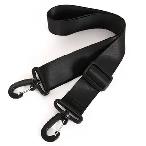 3.8CM Wide Bag Strap,adjustable black bag strap  replacement Shoulder Bag Belts,Detachable Crossbody