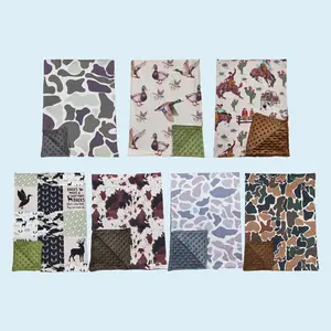 Toddle baby kids camouflage soft blankets