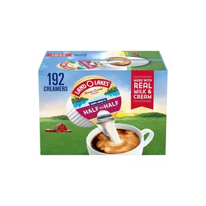 Land O Lakes Mini Moos Half & Half Creamer Singles, Shelf-Stable, 192 Count