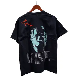Cactus Jack Astroworld Tour Tee Black 93665-229 Men's Size S-2XL Regular Fit Casual Wear Authentic High-Quality Shirt