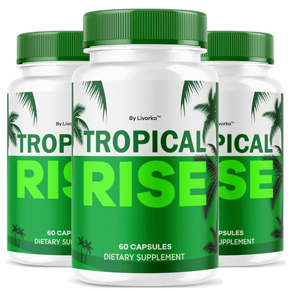 Tropical Rise for Men Pills - Official TropicalRise Support Capsules All Natural Advanced Formula, Tropicalrise Supplement Pills for Overall Health & Wellness, 180 Capsules for 3 Months