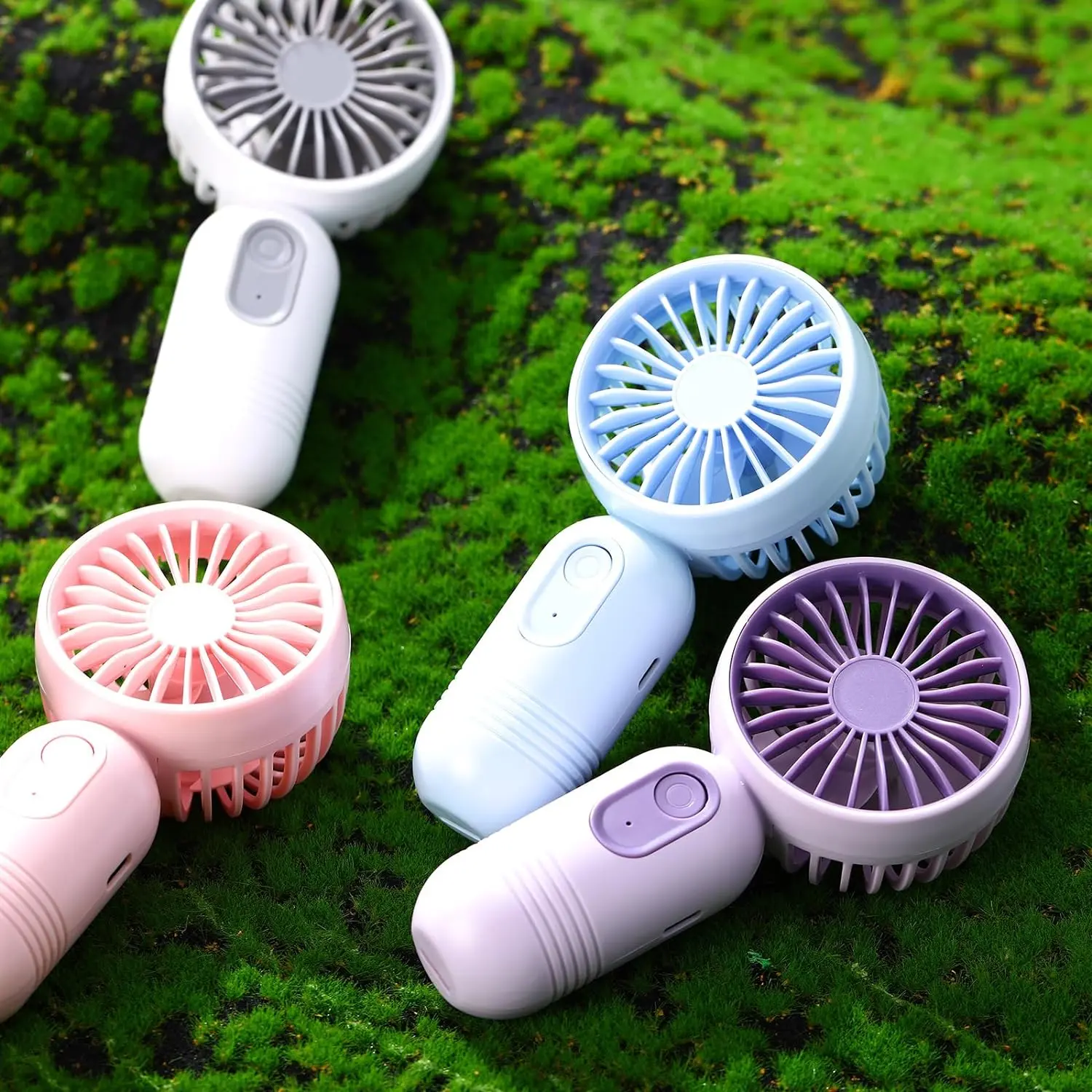 Usb Rechargeable Eyelash Fan, 1 Count Portable Handheld Fan with 3-speed Wind Adjustment, Personal Multifunctional Fan for Travel, Bedroom, Usb Charging Fan, Usb Cooling Fan, Cordless Fan