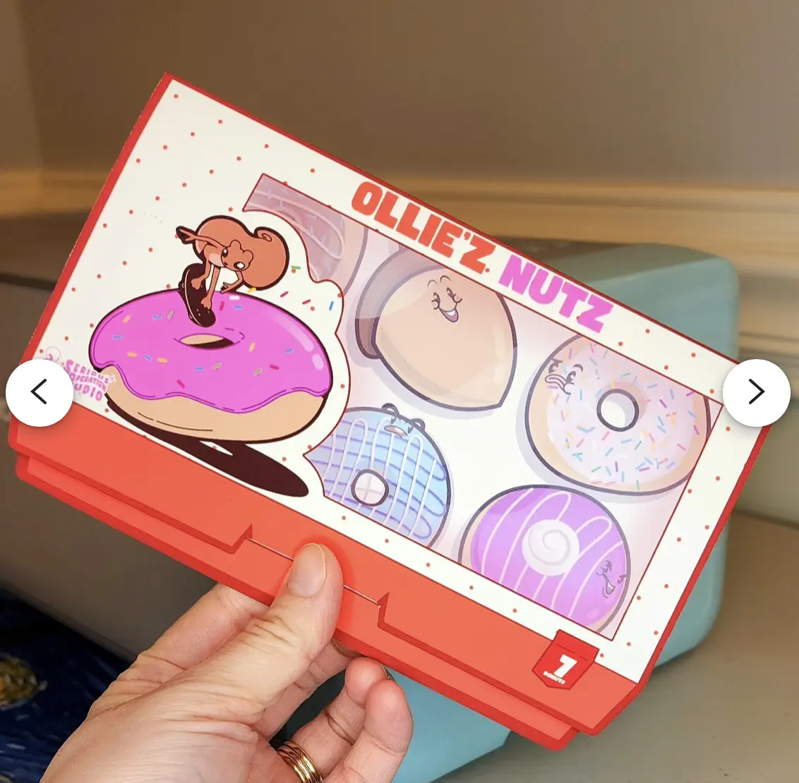Ollie's Nutz Donut Stationery Set w/ 8 Donut Vinyl Stickers