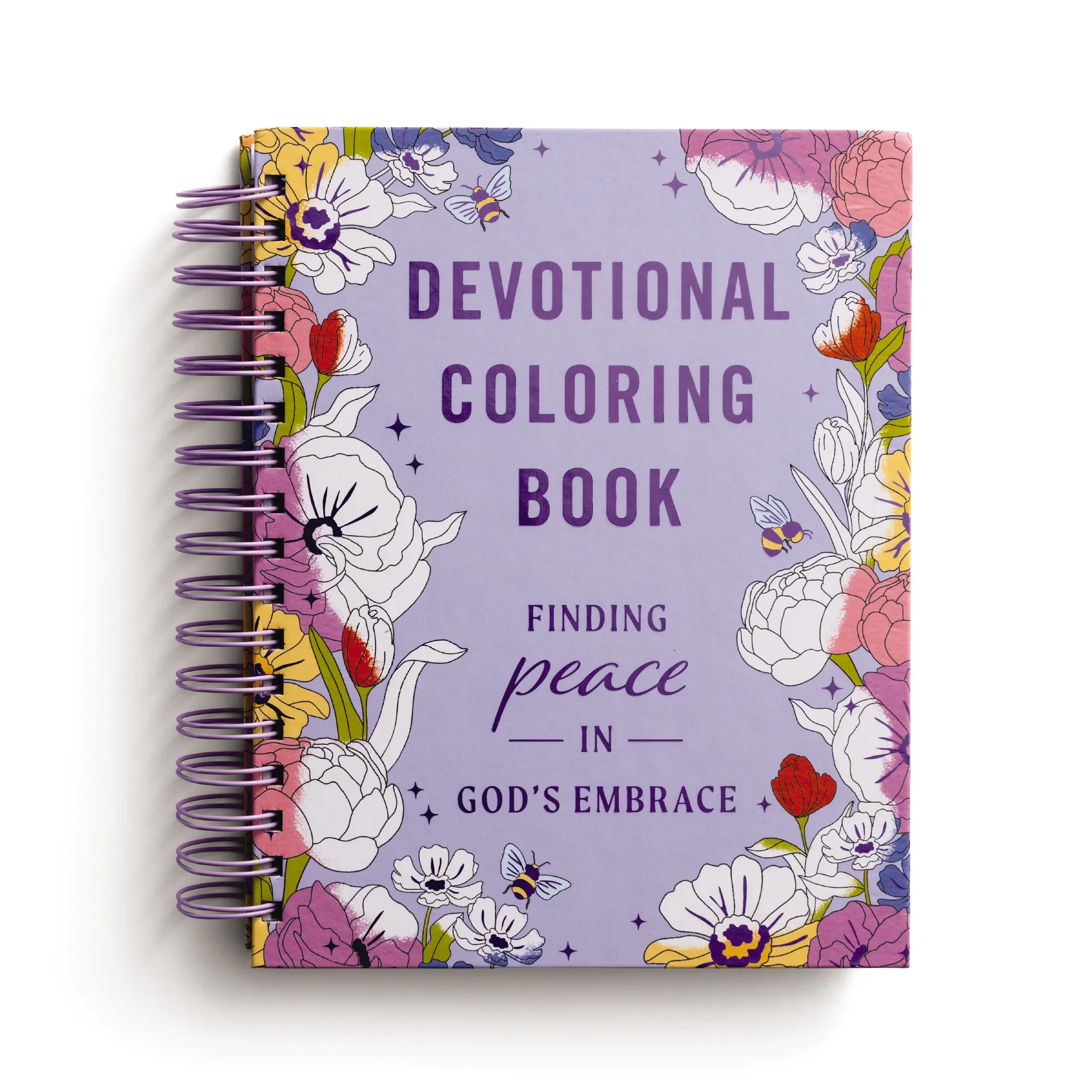 Finding Peace in God's Embrace: Devotional Adult Coloring Book (75 Daily Devotions and Coloring Pages to Quiet Your Soul) – The Perfect Mother’s Day Gift for Christian Moms (Faith Inspired Creativity) by DaySpring [Paperback Book]