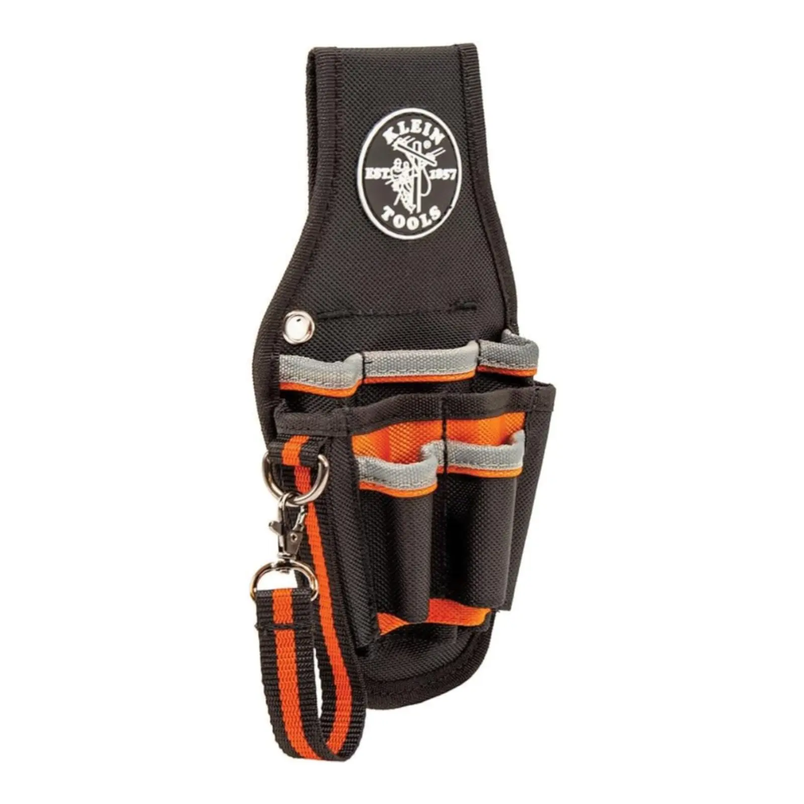Heavy Duty Electrician Tool Pouch with 9 Pockets – Tool Belt Organizer Holster with Tape Holder & Tunnel Loop, Maintenance Tool Holder for Electricians, Technicians, Contractors & Handyman