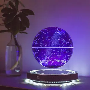 Floating Magnetic Constellation Lamp with RGB LED | Levitating Star Globe Night Light, Modern Home Decor Gift