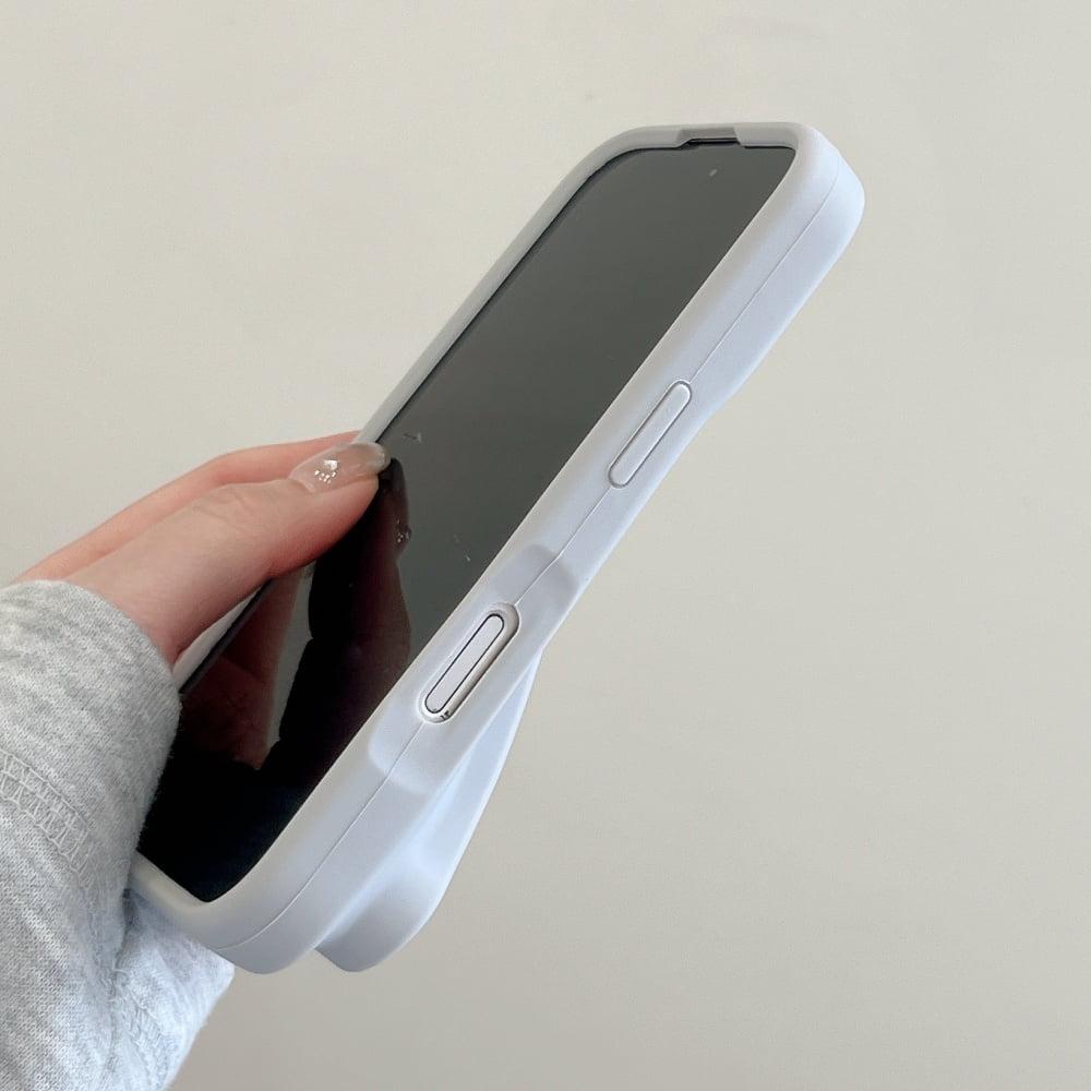 RHODE Lip Case for iPhone 11 12 13 14 15 16 17 Pro Max – Silicone Phone Case with Lip Balm Holder