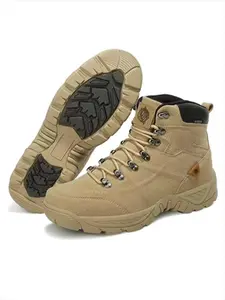 Anti-Slip Wear-Resistant Military Tactical Boots, Outdoor Hiking Mountain Climbing Shoes, Lightweight Work Boots, Jungle Anti-Slip Field Combat Boots