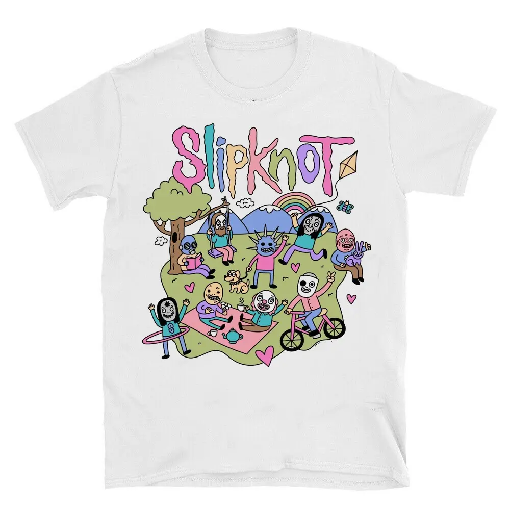 Slipknot Band Skull Logo Heavy Metal Style Unisex T-shirt