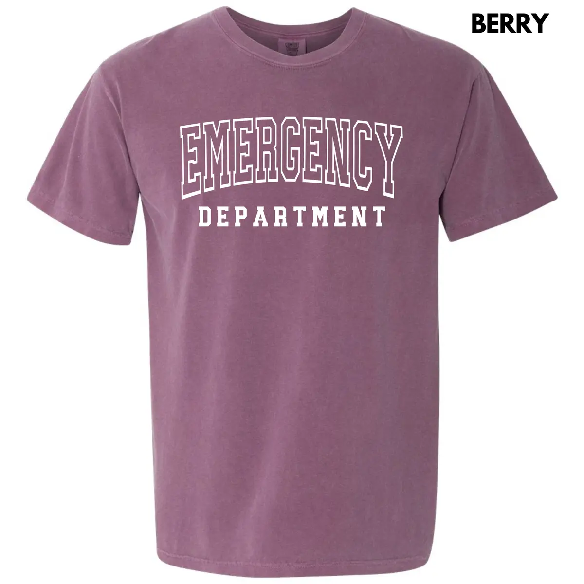 White Emergency Dept Comfort Colors T-Shirt 'NLB'
